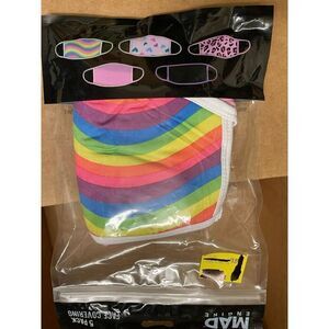 Mad Engine 5pk face masks